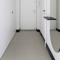 Hyundai Sheet Easy Self Installation Coating 地板裝飾磚 JL-5200 12 片, 1個, 水磨石 (JL-52006)