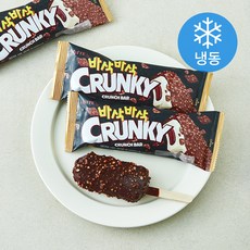 롯데웰푸드 바삭바삭 크런키바 (냉동), 4개, 1개입, 80ml