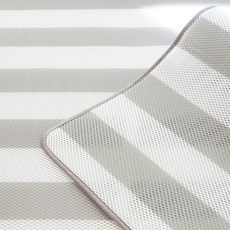 La Pomme 雙向3D網眼床墊 2入, 淺灰色, 涼感墊