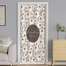 I LOVE HOME 花卉印花孔洞多功能窗簾, TYPE2