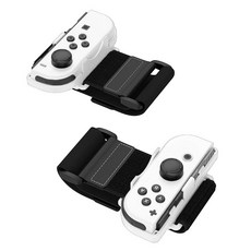 UPMARKET 任天堂 Joy-Con 手腕臂帶腕帶 2件組 白色, 1套, 單一商品