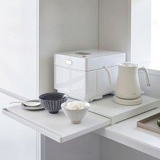 비안스 전자레인지 확장 받침대, 화이트, 1개