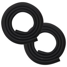 AttiRabbit 嬰幼兒用高級防撞護角條, 黑色, 2個