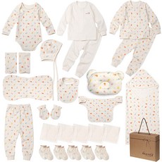 withorganic Baby Rabbit Year 4 Season Baby Rabbit 高級嬰兒禮品套裝 25 件