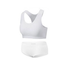 솔레일 여성용 심리스 무봉재 노와이어 누디라인 이너 Y브라 삼각팬티 세트 + 왕뽕패드