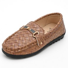 Swiff 兒童格紋裝飾樂福鞋