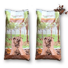 프레시가든 프리미엄 바크 흙 소립 50L, 2개