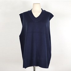 OKI JEAN 女款素色V領針織背心