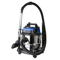 EX-POWER 工業用 1600W 乾濕兩用吸塵器 20L, EVC-20, 黑色 + 白色 + 藍色