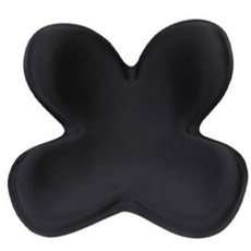 花瓣型靠背坐墊, 黑色