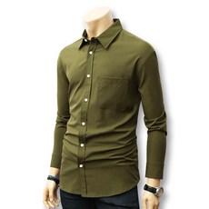 블루포스 에비칸 링클프리 베이직핏 스판 남방