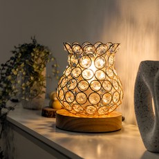 미트라샵 크리스탈 꽃형 무드등, 골드