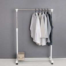 落地式衣帽架 900, 白色