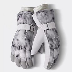 MarketA 男用午夜騎行滑雪手套組 (雙手), 灰色, 1套