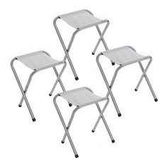 Market Plan 折疊式現代迷你椅, 4個, 白色