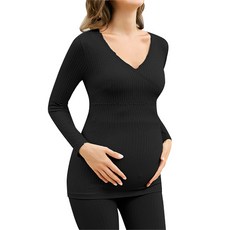 Hash Ground 孕婦產後V領哺乳衣 B14