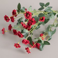 플라워트리 조화 식물 찔레장미 꽃다발 39cm, 1개, 레드