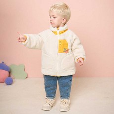 mollimelli 兒童用恐龍口袋夾克