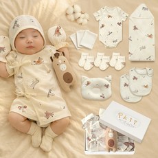 韓國 ikii 孩童短袖衣用品禮盒 15件組+購物袋