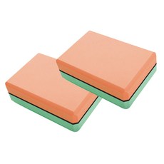 Naya Style雙色瑜珈磚 2入, 橙綠