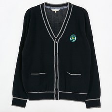 GYOBOKMALL 灰色雙線口袋針織外套