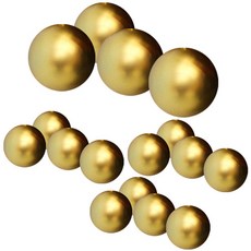 PARTYHAE 啞光樹裝飾球 4p x 4 套, 金子