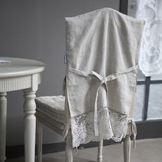 MaMaison 뎅뇨 의자 등커버, 베이지, 1개