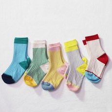 Dear Socks兒童款橫紋襪 5件組