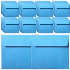 2Youngdesign 迷你卡片信封袋, 藍色, 50入