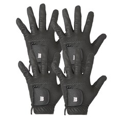 브렌스 남성용 메탈 골프장갑 왼손용, 블랙, 4개