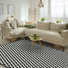 이정데코 칼라칩 미드센츄리 물세탁 사계절 러그