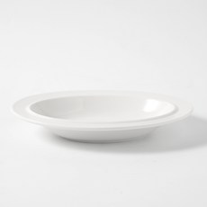 시라쿠스 메이플 오발볼 접시, 화이트, 1개