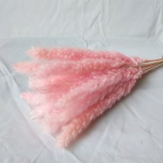 JM乾燥花人造小蘆葦 2入, 深粉色