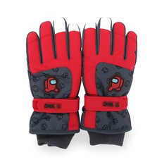 AMONG US 孩童滑雪手指手套 50003