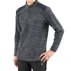 男款刷毛高領拉鍊保暖T恤 KKGR501