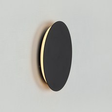 Mellibing DS Kor 圓形壁燈 無頻閃 LED5W 200mm, 黑色