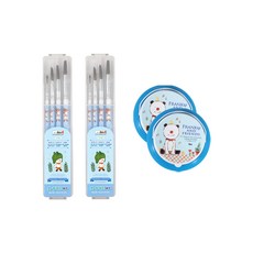 ibis Brush Palette 11781 2p 套組 + Hana the Jabara 水壺 11769 2p, 4個, 藍色