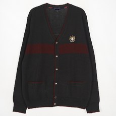 GYOBOKMALL 兒童酒紅色學院風開衫