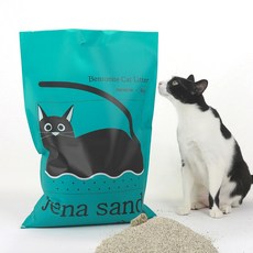 제나 프리미엄 응고형 벤토나이트 고양이 모래, 무향, 1개, 9kg