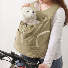 REDPUPPY 寵物波瑟琳前背包, 深橄欖綠, 1個