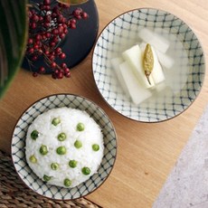 O'chairs 獨特圖案陶瓷碗組合 4款, 結, 飯碗 4入+大碗 4入