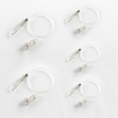 Pastel Lounge 經典鋼絲一鍵式掛畫器配件 天花板用, 5個, 透明