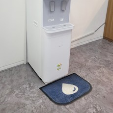 sina&somo 腳踏墊, 水滴 藍色