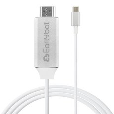 Earlybot 4K UHD C 型轉 HDMI 鏡像電纜 SGV-100K, 單色, 2m
