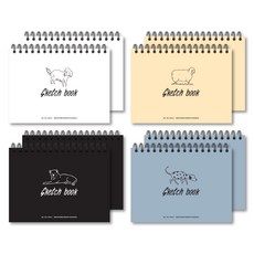 The Open House 2000 Cando動物繪圖本 77-0512 4種組, A6, 2套