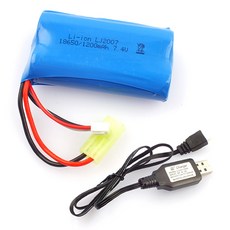 仿製 Lipso 比例控制 Caterpillar Tank RC 電池充電器套組 2.4GHz 1 / 12 EV2, 混色, 1套