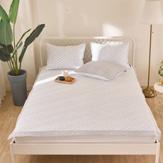 라이크 냉감 아이스셀 3중직 패드 겸 카페트, 블루