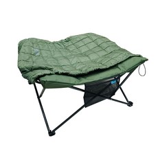 WALKINNWITH 寵物可調節高架睡床, 卡其色