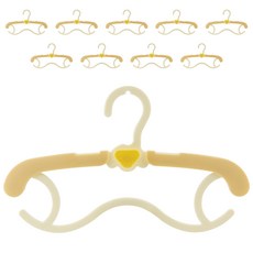 Yecomam 寶寶衣架, 10個, 可愛黃色