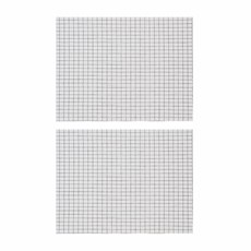 격자무늬 방수 식탁보, 화이트, 152 x 137cm, 2개